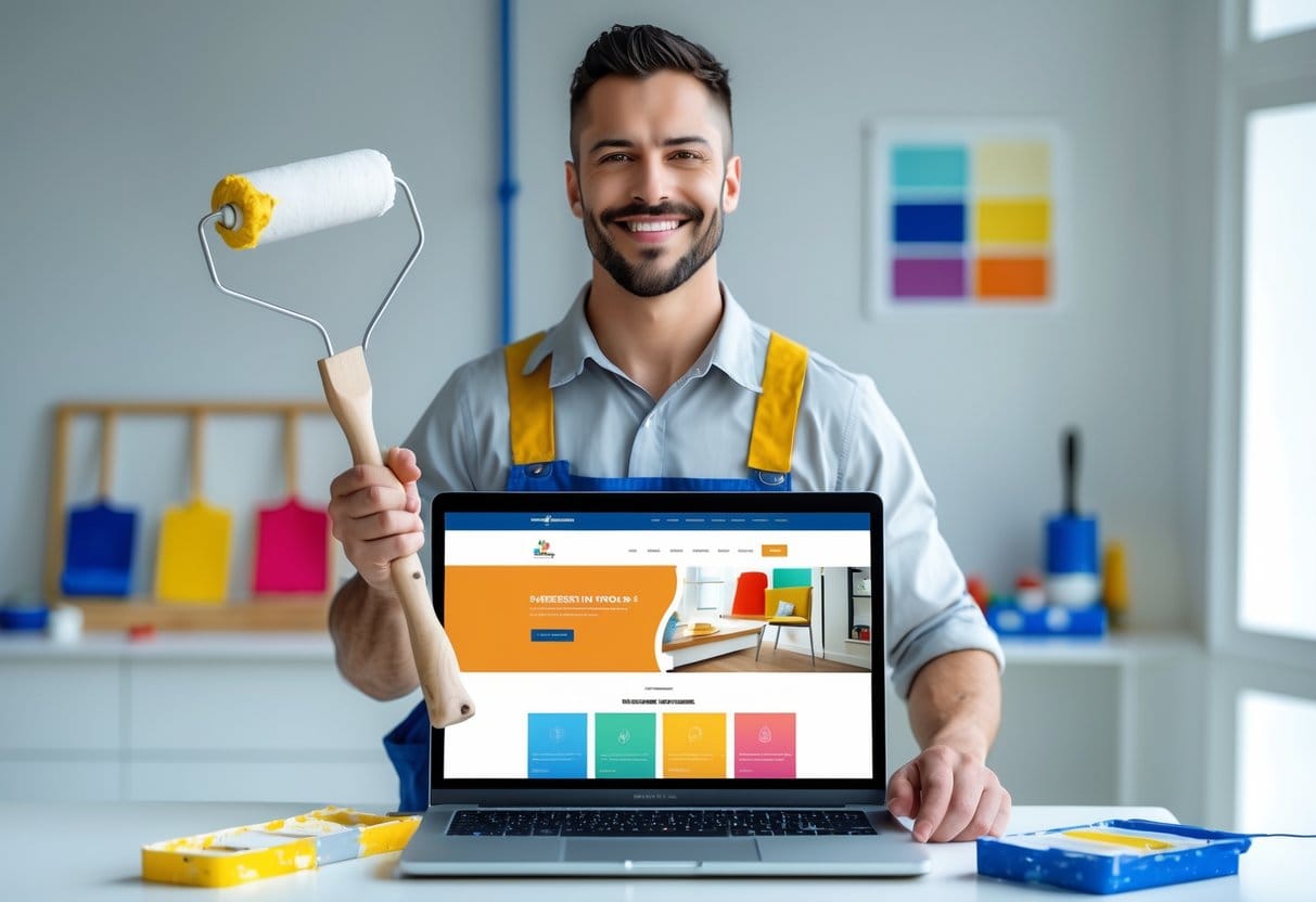 Sådan får en maler flere kunder med en hjemmeside